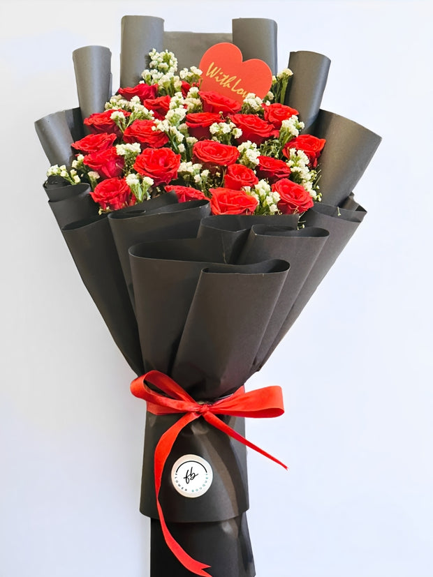 Timeless Romance Rose Bouquet (Rs 1999/=)